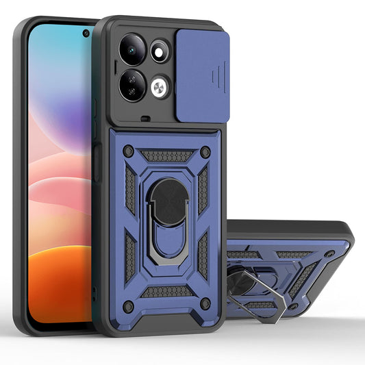Калъф за Xiaomi Redmi 17 5G / 17 4G, Techsuit, CamShield, син
