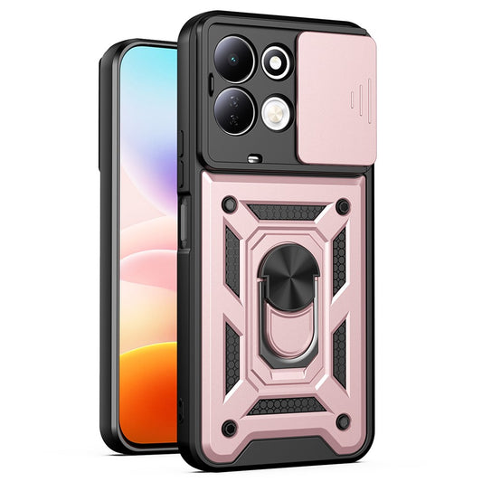 Калъф за Xiaomi Redmi 17 5G / 17 4G, Techsuit, CamShield, Розово злато