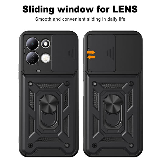 Калъф за Xiaomi Redmi 17 5G / 17 4G, Techsuit, CamShield, Розово злато