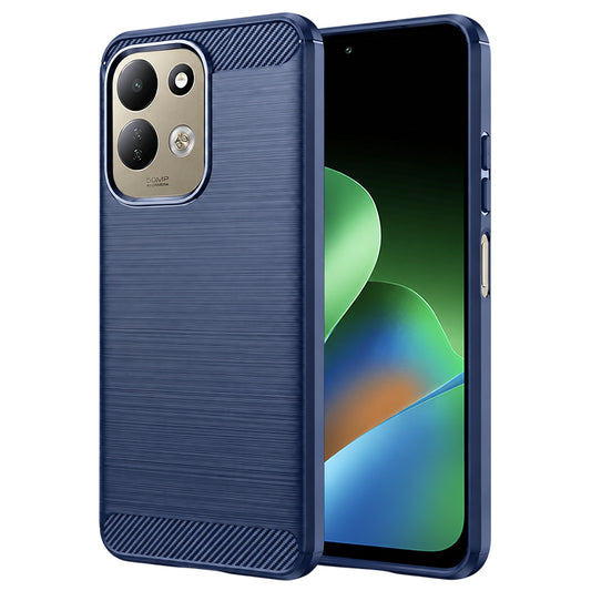 Калъф за Xiaomi Redmi 17 5G / 17 4G, Techsuit, Карбон, Син