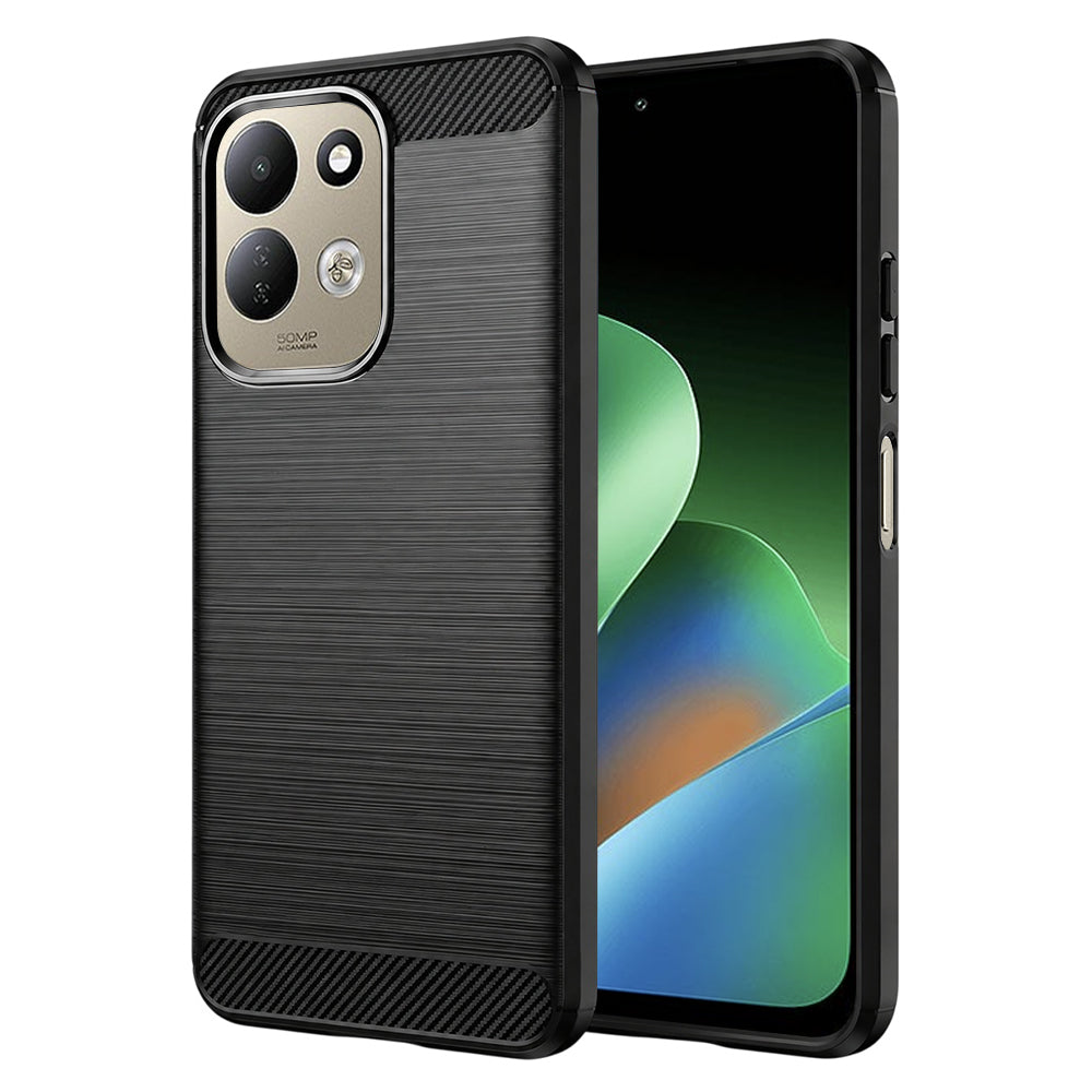 Калъф за Xiaomi Redmi 17 5G / 17 4G, Techsuit, Карбон, Черен