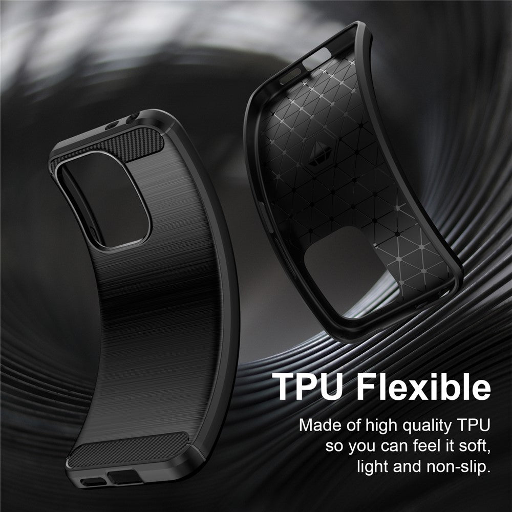 Калъф за Xiaomi Redmi 17 5G / 17 4G, Techsuit, Карбон, Черен
