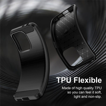 Калъф за Xiaomi Redmi 17 5G / 17 4G, Techsuit, Карбон, Черен