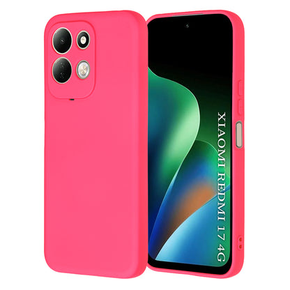 Калъф за Xiaomi Redmi 17 5G / 17 4G, Techsuit, SoftFlex, тъмнорозов