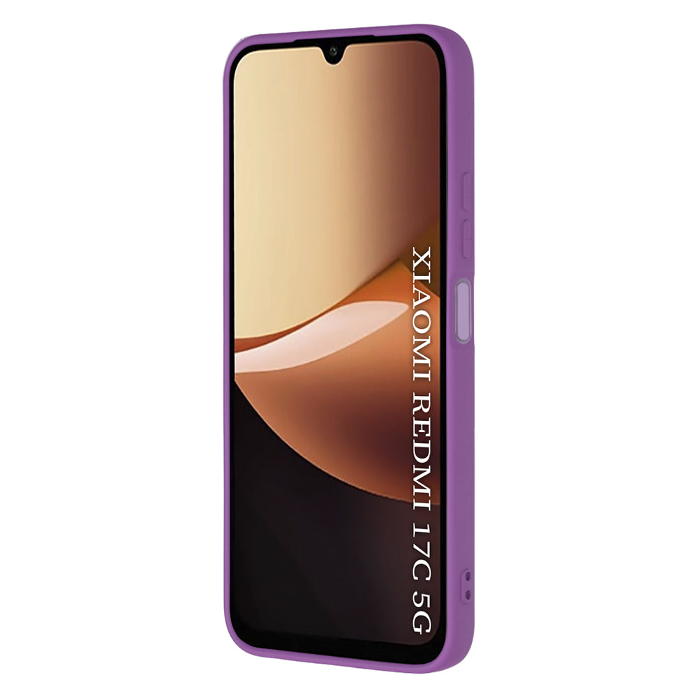Калъф за Xiaomi Redmi 17C 5G, Techsuit, SoftFlex, лилав