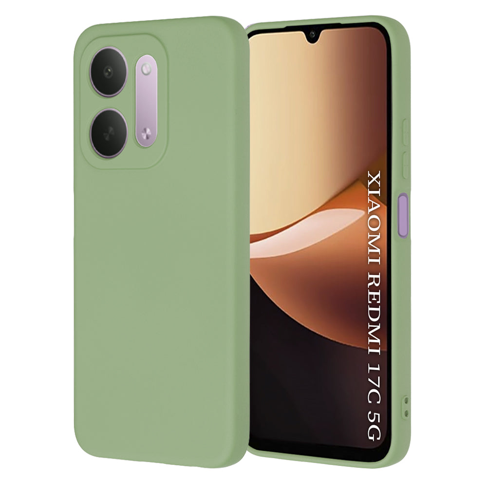 Калъф за Xiaomi Redmi 17C 5G, Techsuit, SoftFlex, светлозелен
