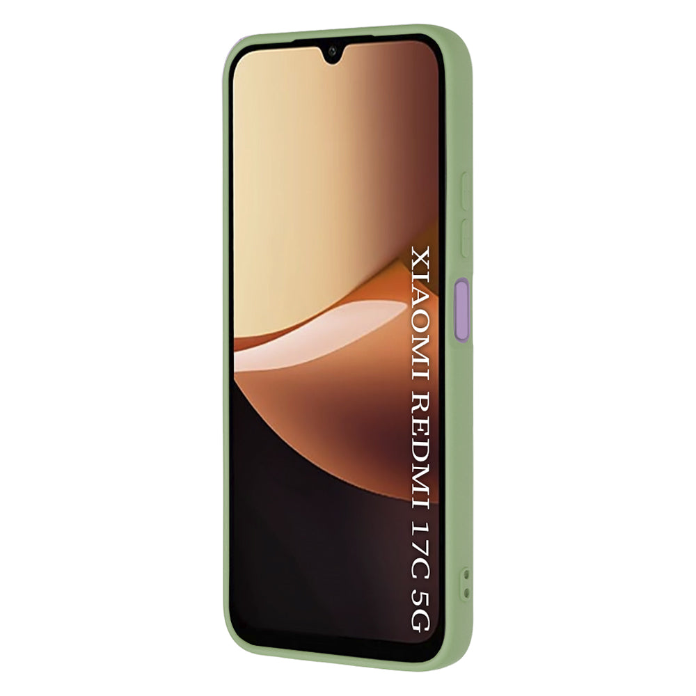 Калъф за Xiaomi Redmi 17C 5G, Techsuit, SoftFlex, светлозелен