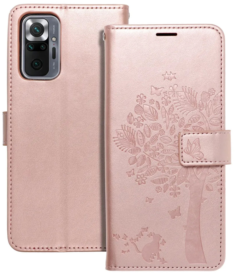 Калъф за Xiaomi Redmi Note 10 Pro, OEM, MEZZO Tree, Розово злато