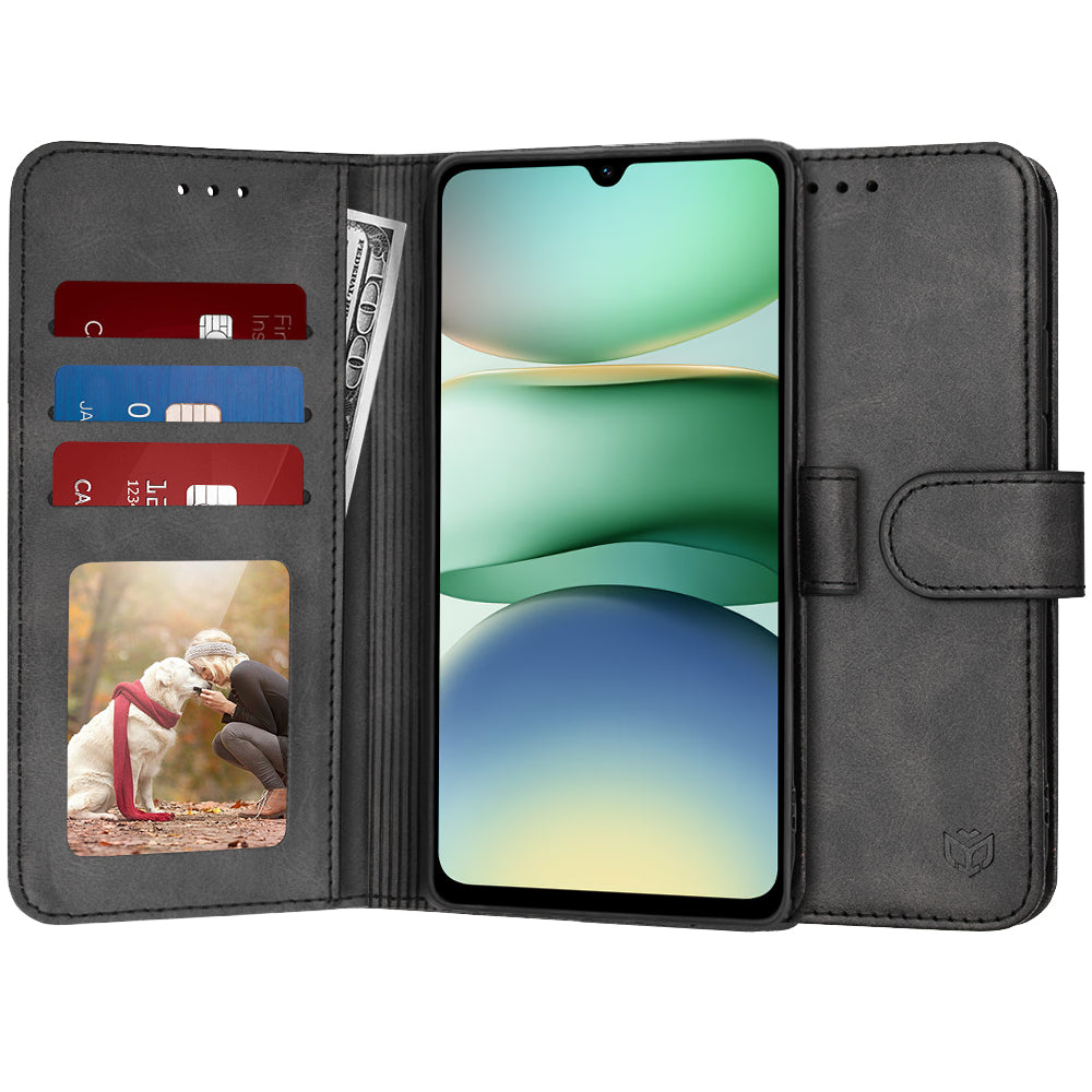 Калъф за Xiaomi Redmi A5 4G (Стандарт), Techsuit, Diary Book, Черен