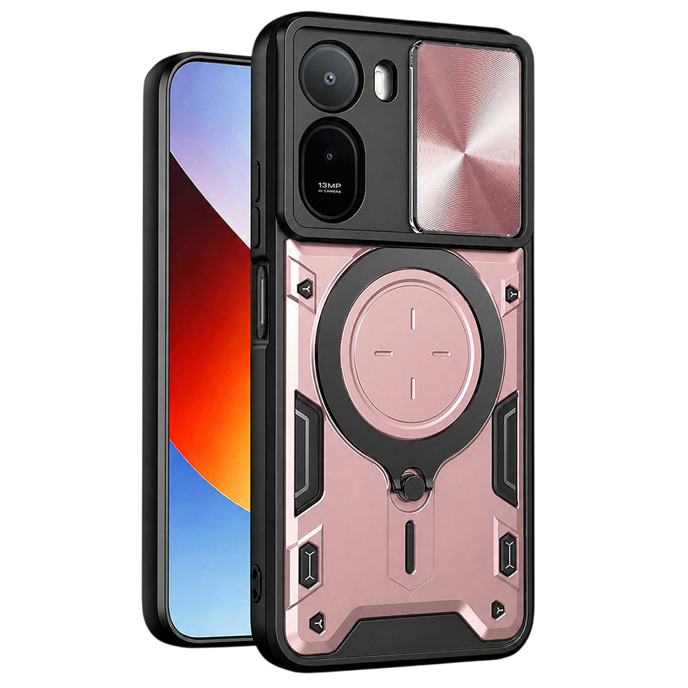 Калъф за Xiaomi Redmi A7 Pro 4G, Techsuit, CamGuard Pro, Розово злато