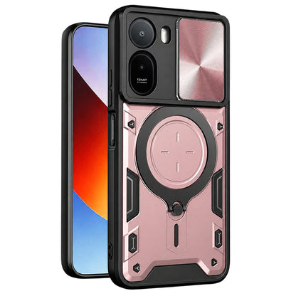 Калъф за Xiaomi Redmi A7 Pro 4G, Techsuit, CamGuard Pro, Розово злато