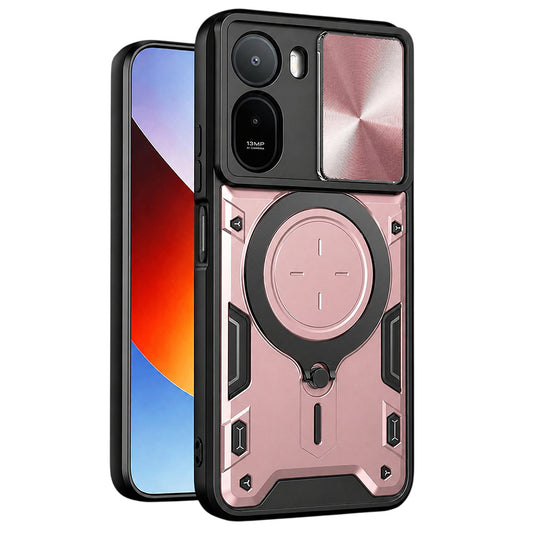 Калъф за Xiaomi Redmi A7 Pro 4G, Techsuit, CamGuard Pro, Розово злато
