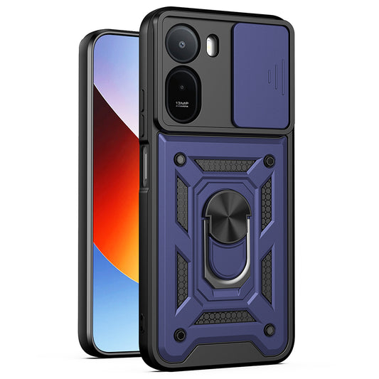 Калъф за Xiaomi Redmi A7 Pro 4G, Techsuit, CamShield, Син