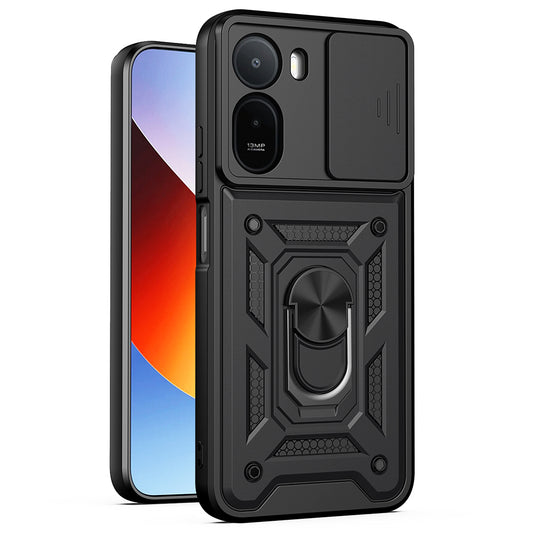 Калъф за Xiaomi Redmi A7 Pro 4G, Techsuit, CamShield, Черен