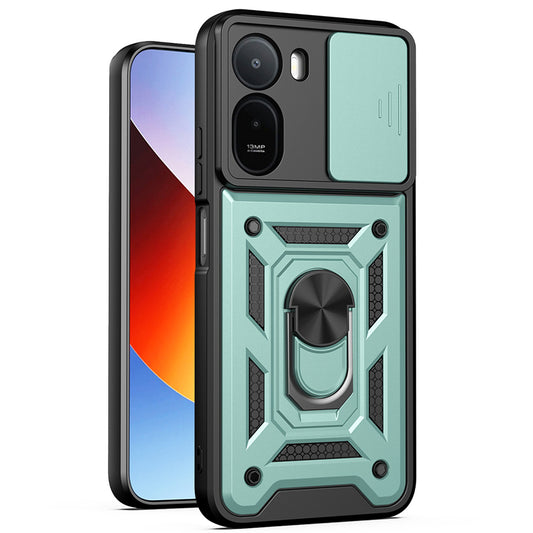 Калъф за Xiaomi Redmi A7 Pro 4G, Techsuit, CamShield, Зелен