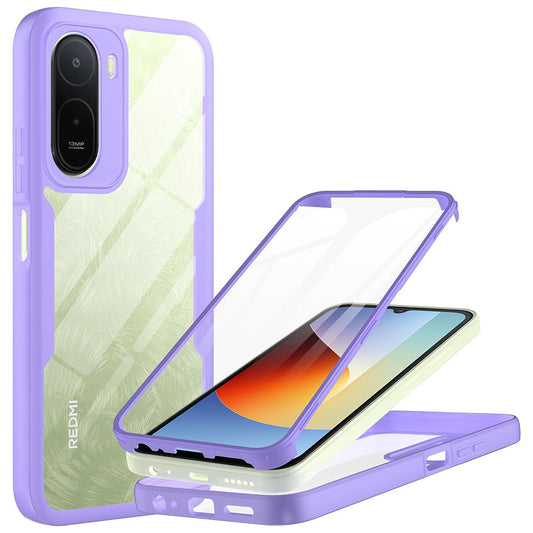 Калъф за Xiaomi Redmi A7 Pro 4G, Techsuit, ColorVerse 360, Лилав