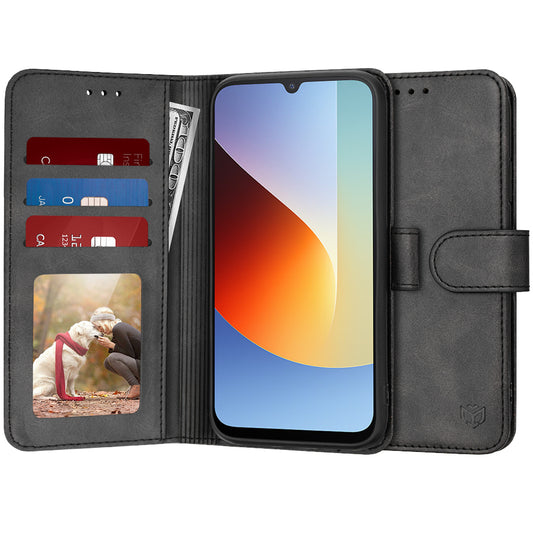 Калъф за Xiaomi Redmi A7 Pro 4G, Techsuit, Diary Book, Черен