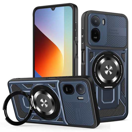 Калъф за Xiaomi Redmi A7 Pro 4G, Techsuit, RuggedCam, Син