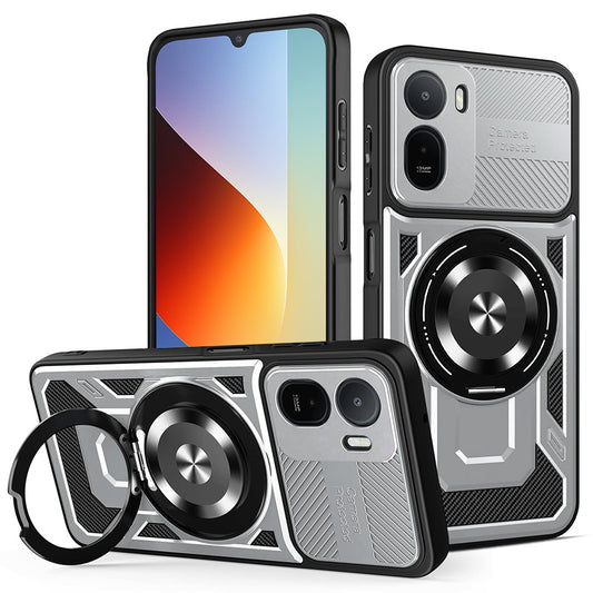 Калъф за Xiaomi Redmi A7 Pro 4G, Techsuit, RuggedCam, Сив