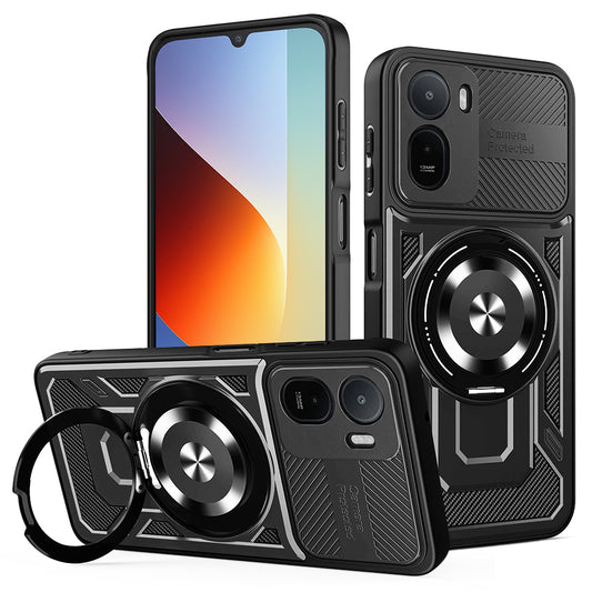 Калъф за Xiaomi Redmi A7 Pro 4G, Techsuit, RuggedCam, Черен