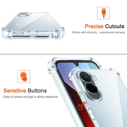 Калъф за Xiaomi Redmi A7 Pro 4G, Techsuit, Shockproof Clear, Прозрачен