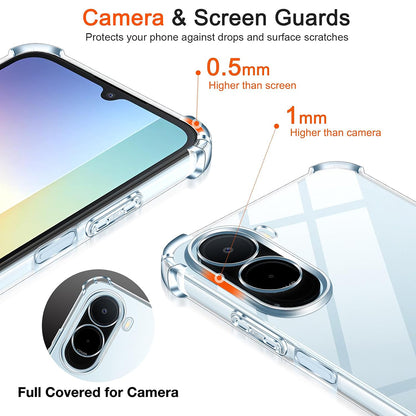 Калъф за Xiaomi Redmi A7 Pro 4G, Techsuit, Shockproof Clear, Прозрачен