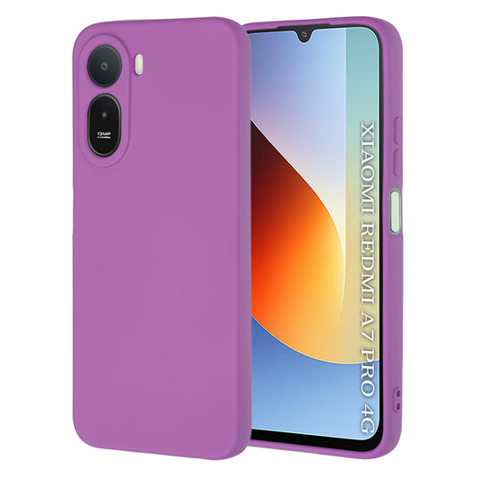 Калъф за Xiaomi Redmi A7 Pro 4G, Techsuit, SoftFlex, Лилав