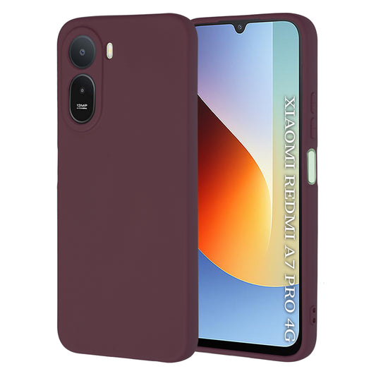Калъф за Xiaomi Redmi A7 Pro 4G, Techsuit, SoftFlex, Бордо