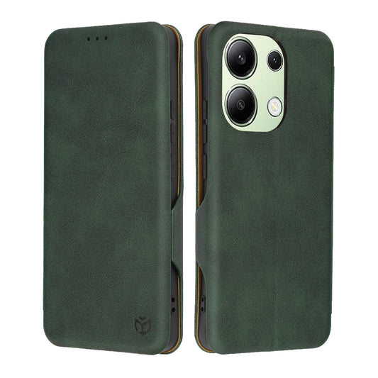 Калъф за Xiaomi Redmi Note 13 4G, Techsuit, Safe Wallet Plus, Зелен