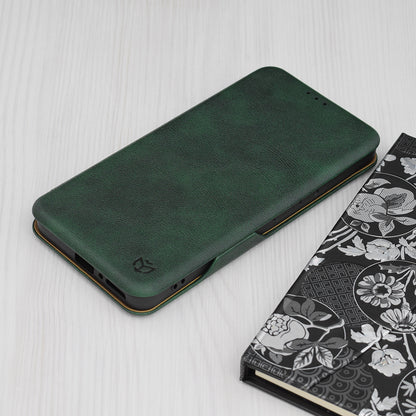 Калъф за Xiaomi Redmi Note 13 4G, Techsuit, Safe Wallet Plus, Зелен