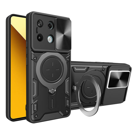 Калъф за Xiaomi Redmi Note 13 5G, Techsuit, CamGuard Pro, Черен