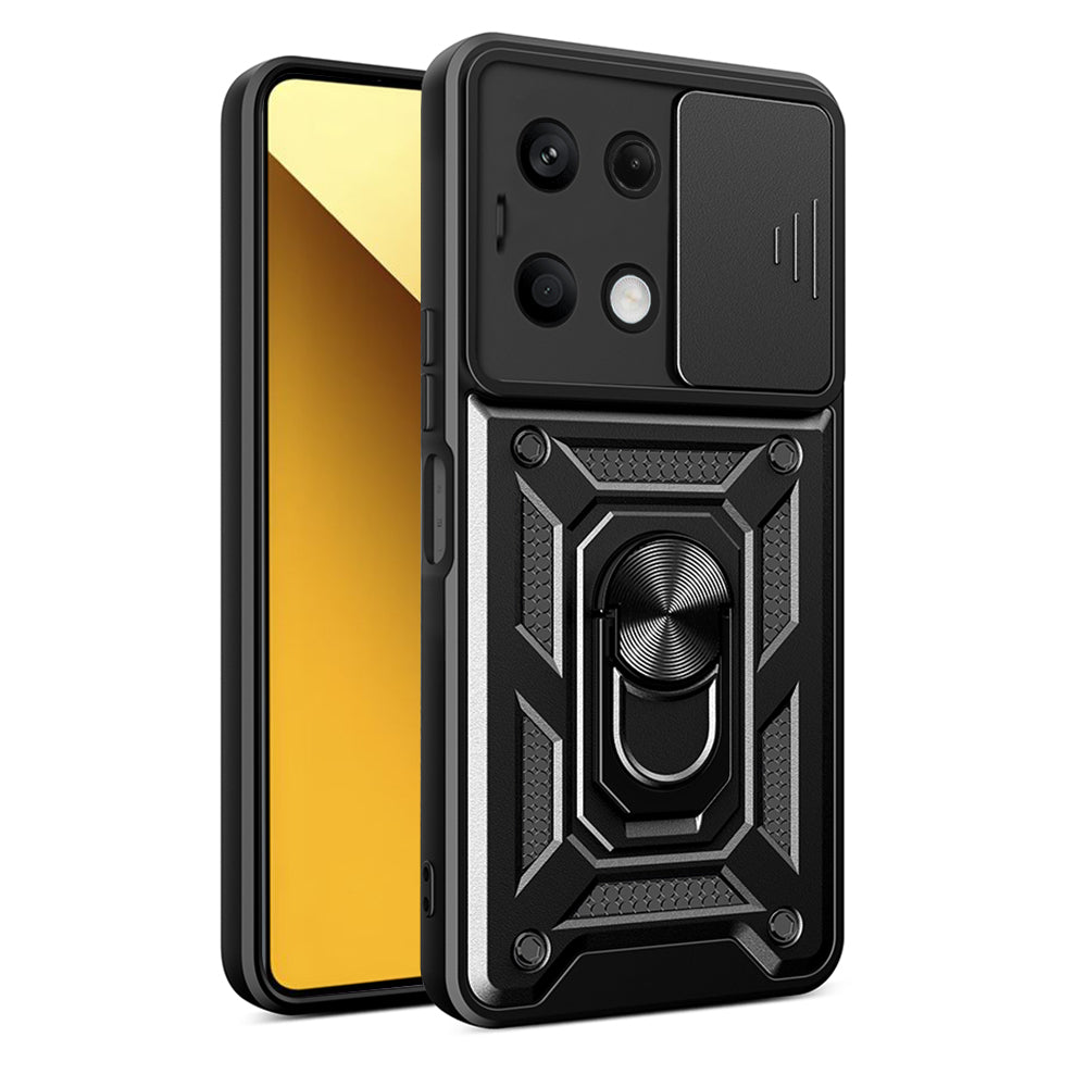 Калъф за Xiaomi Redmi Note 13 5G, Techsuit, CamShield, Черен