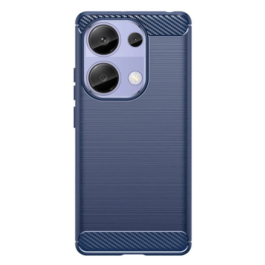 Калъф за Xiaomi Redmi Note 13 Pro 4G / Poco M6 Pro 4G, Techsuit, Карбон, Син