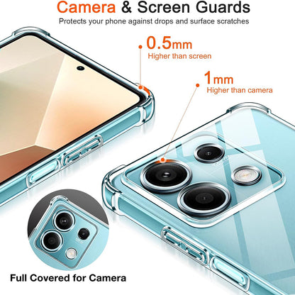 Case for Xiaomi Redmi Note 13 Pro 4G / Poco M6 Pro 4G, Techsuit, Shockproof Clear, Transparent