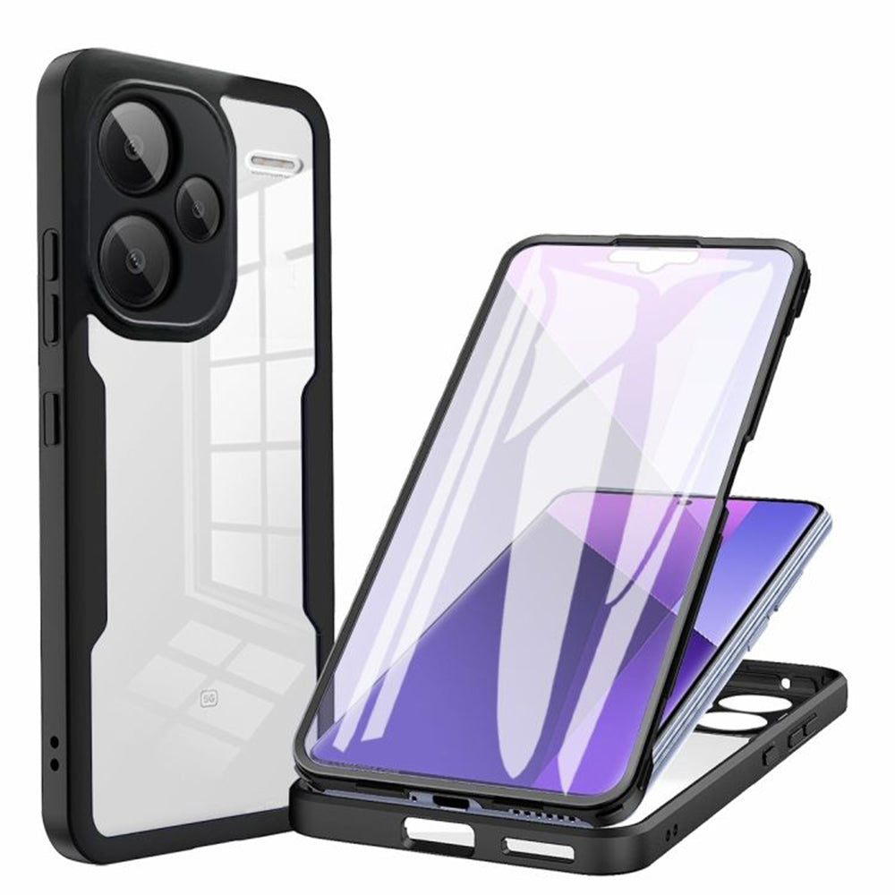 Калъф за Xiaomi Redmi Note 13 Pro+, Techsuit, ColorVerse 360, Черен