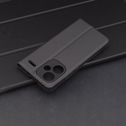 Калъф за Xiaomi Redmi Note 13 Pro+, Techsuit, Magskin Book, Черен
