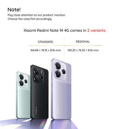 Калъф за Xiaomi Redmi Note 14 4G (Стандарт), Techsuit, ColorVerse 360, Розов
