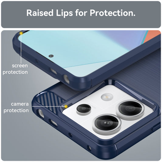 Калъф за Xiaomi Redmi Note 14 5G, Techsuit, Карбон, Черен