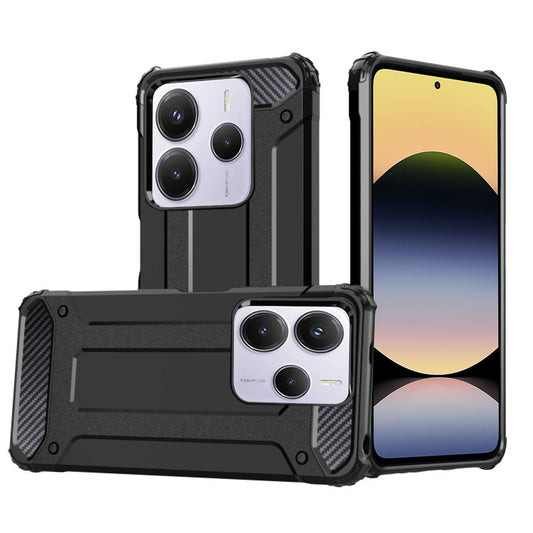 Калъф за Xiaomi Redmi Note 14 5G, Techsuit, Hybrid Armor, Черен