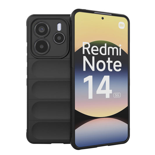 Калъф за Xiaomi Redmi Note 14 5G, Techsuit, Magic Shield, Черен