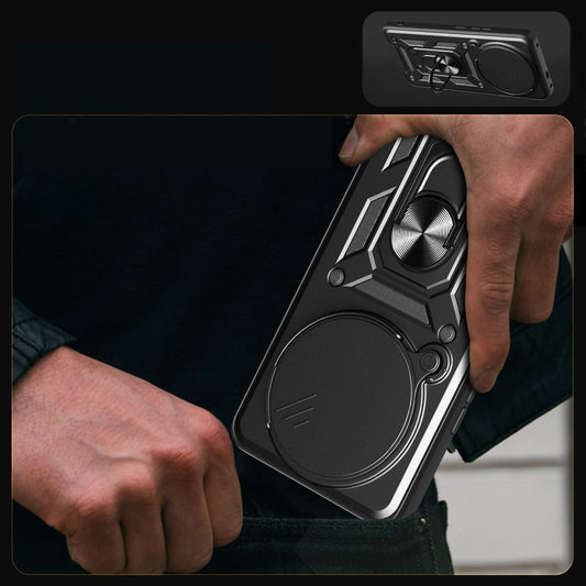 Калъф за Xiaomi Redmi Note 14 Pro 4G, Techsuit, CamShield, Черен