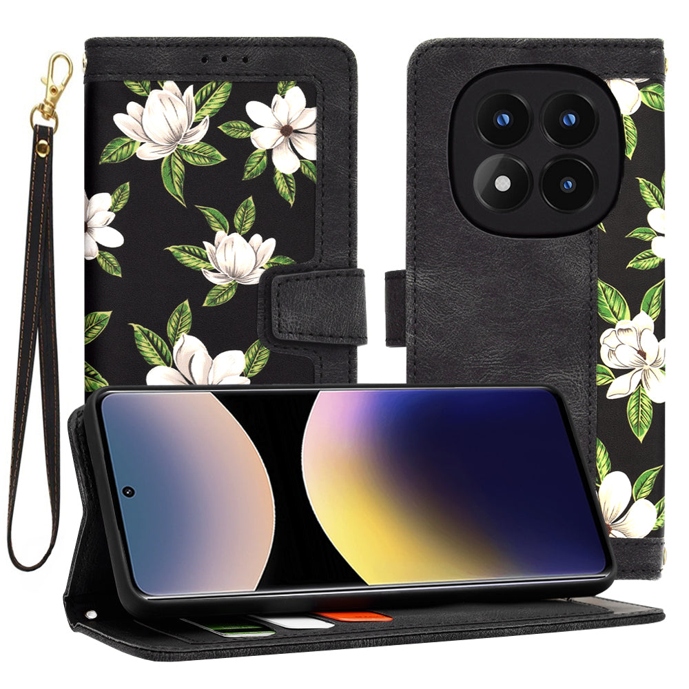 Калъф за Xiaomi Redmi Note 14 Pro 4G, Techsuit, FlipCraft, Черен
