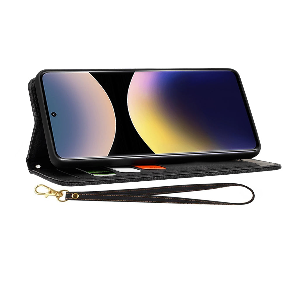 Калъф за Xiaomi Redmi Note 14 Pro 4G, Techsuit, FlipCraft, Черен