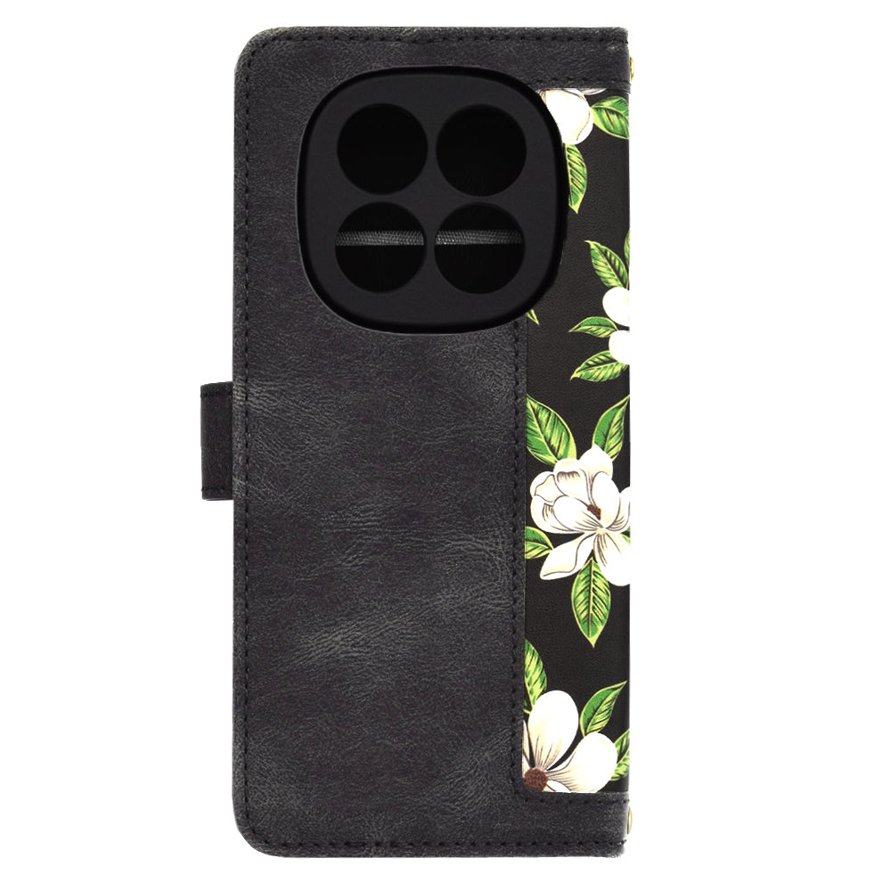 Калъф за Xiaomi Redmi Note 14 Pro 4G, Techsuit, FlipCraft, Черен