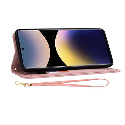 Калъф за Xiaomi Redmi Note 14 Pro 4G, Techsuit, FlipCraft, Розов