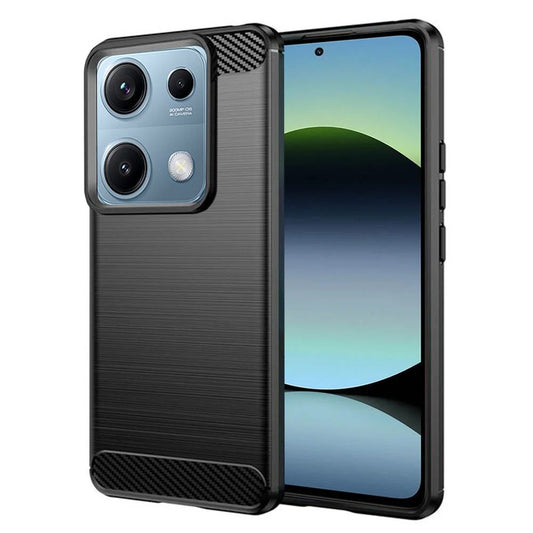 Калъф за Xiaomi Redmi Note 14S, Techsuit, Карбон, Черен