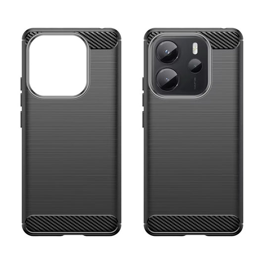 Калъф за Xiaomi Redmi Note 14S, Techsuit, Карбон, Черен