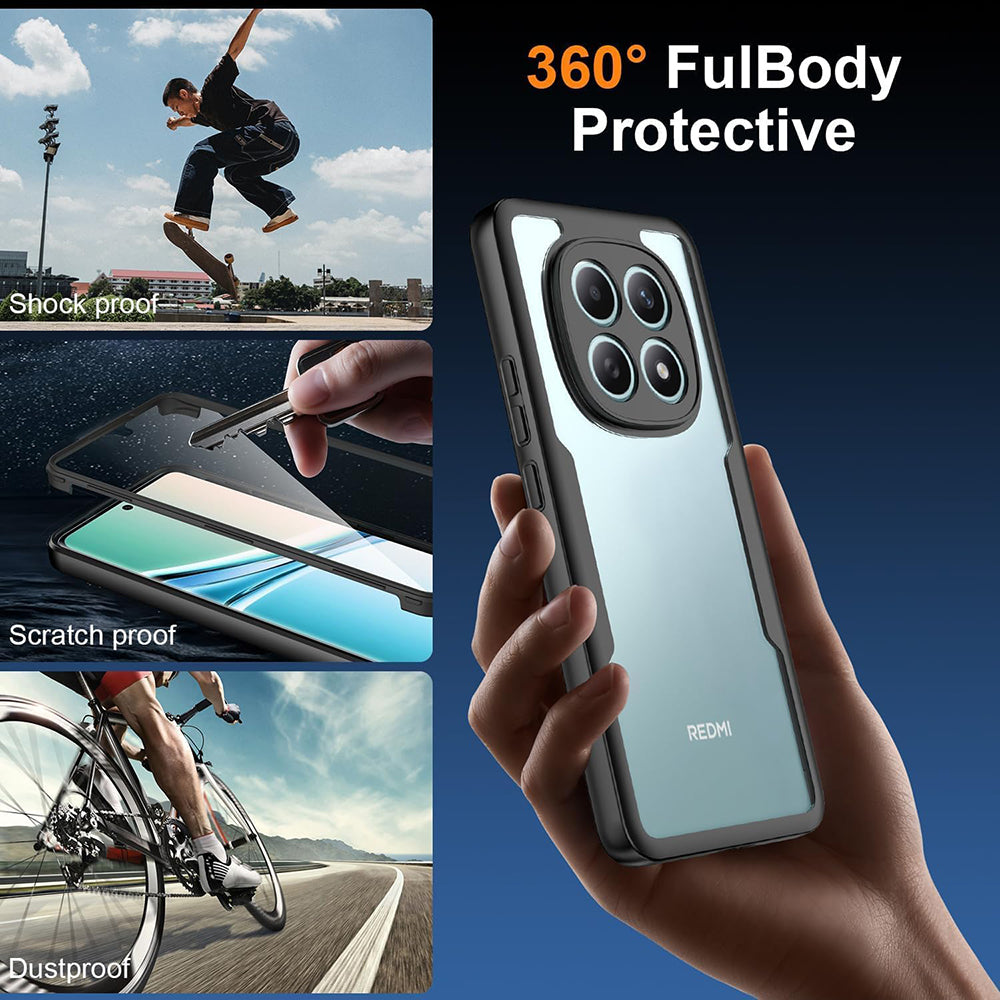 Калъф за Xiaomi Redmi Note 15 4G, Techsuit, ColorVerse 360, Черен