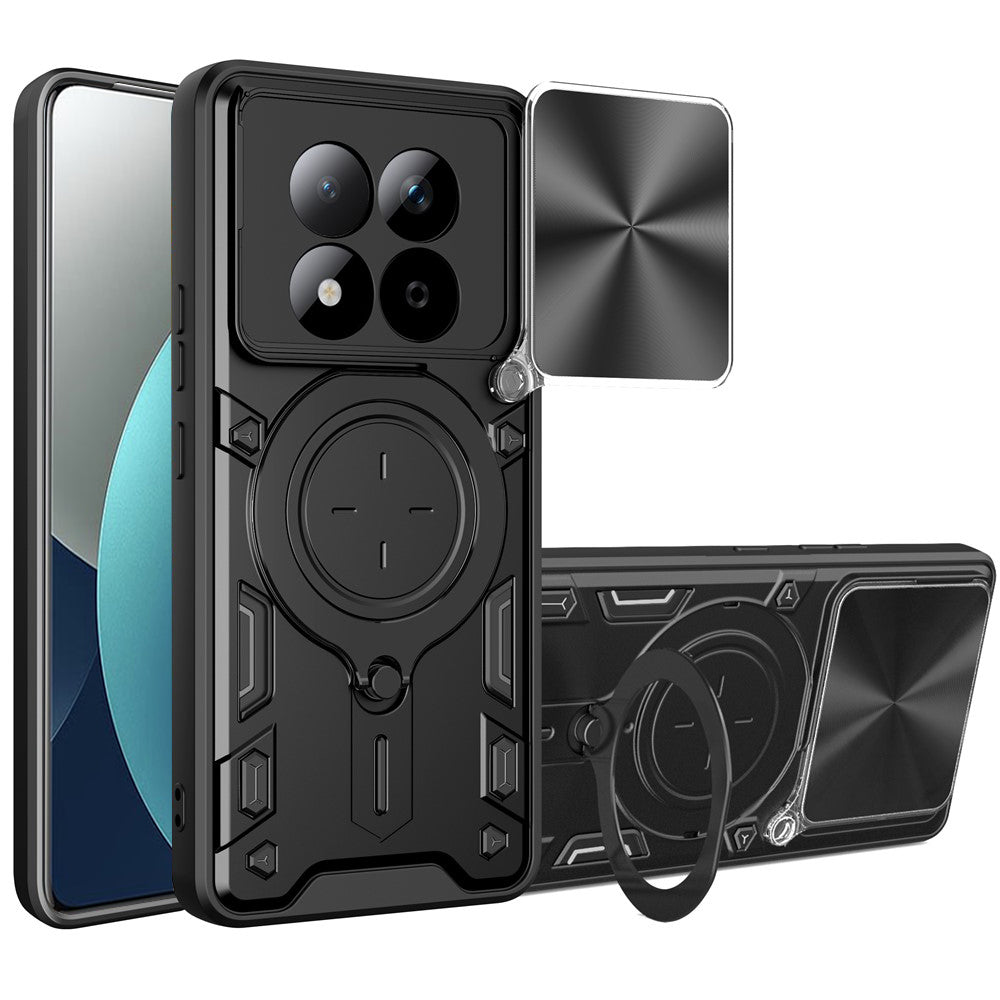 Калъф за Xiaomi Redmi Note 15 Pro 4G, Techsuit, CamGuard Pro, Черен