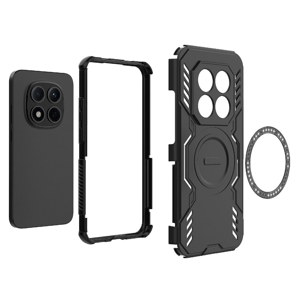 MagSafe Case for Xiaomi Redmi Note 15 Pro 5G, Techsuit, ArmorMag, Blue